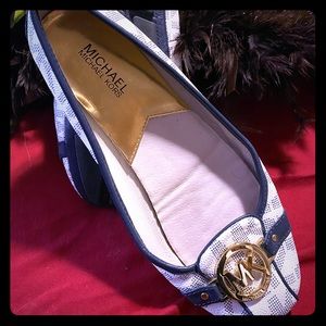 Michael Kors logo flats